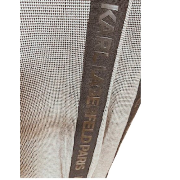 KARL LAGERFELD PARIS MEN'S SOFT HOUNDSTOOTH JOGGERS SIZE 16 - Picture 4 of 7